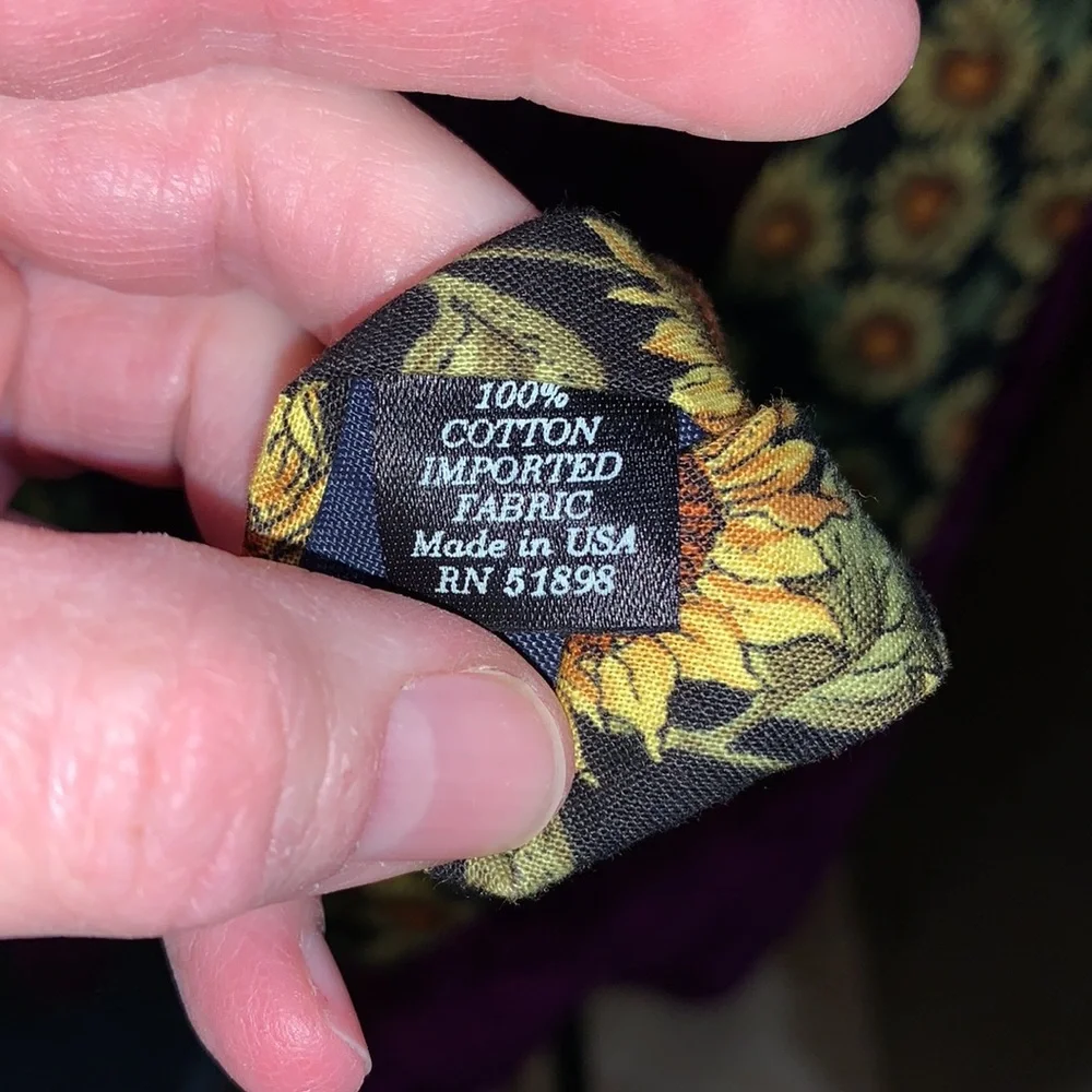 EUC American Eagle sunflower necktie